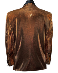 Blu Martini Black & Bronze Shiny Blazer