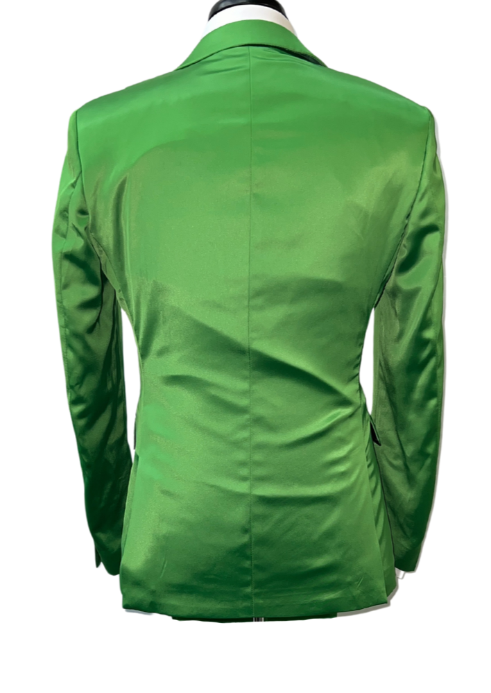 Biarelli Formal Green Satin Suit