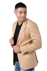 Barabas Khaki Suede 4BL56-K Blazer