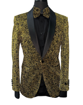 Needle & Stich Black & Gold Glitter Formal Blazer