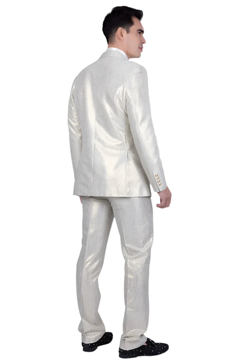 Barabas 5SU42 White & Gold Suit