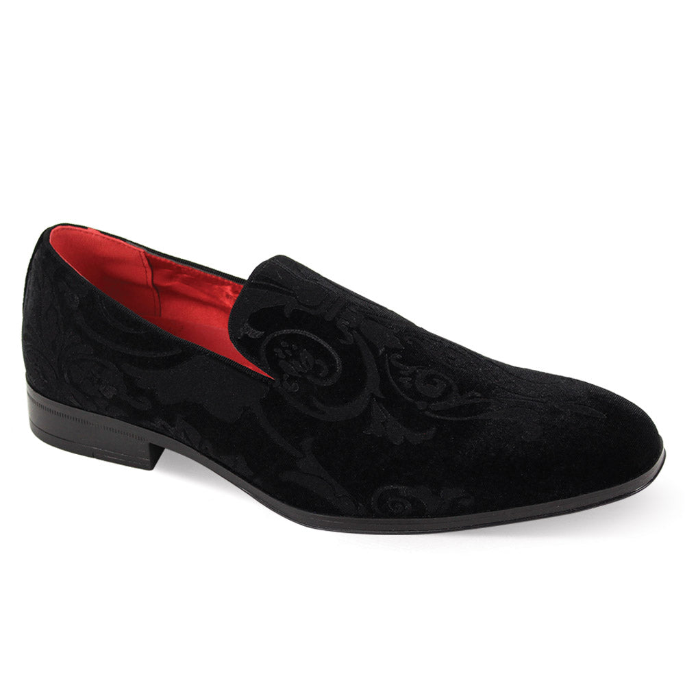 After Midnight 7017 Black Velvet Loafer