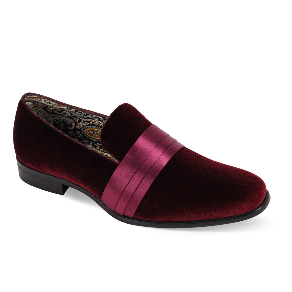 After Midnight 7021 Wine Velvet Loafer