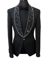 Barabas 2EBL7-B Black Blazer