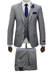 Fabio Fabrini 4030S Light Grey Suit