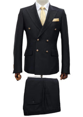Giovanni Testi GR6DB-3396-B Black Suit