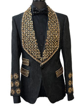 Barabas 3EBL14-BG Black & Gold Blazer