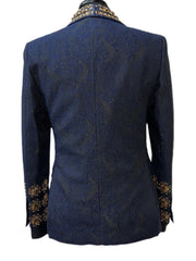 Barabas 3EBL14-NG Navy & Gold Blazer