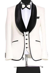 Wessi C719-04B-W Black & White Suit