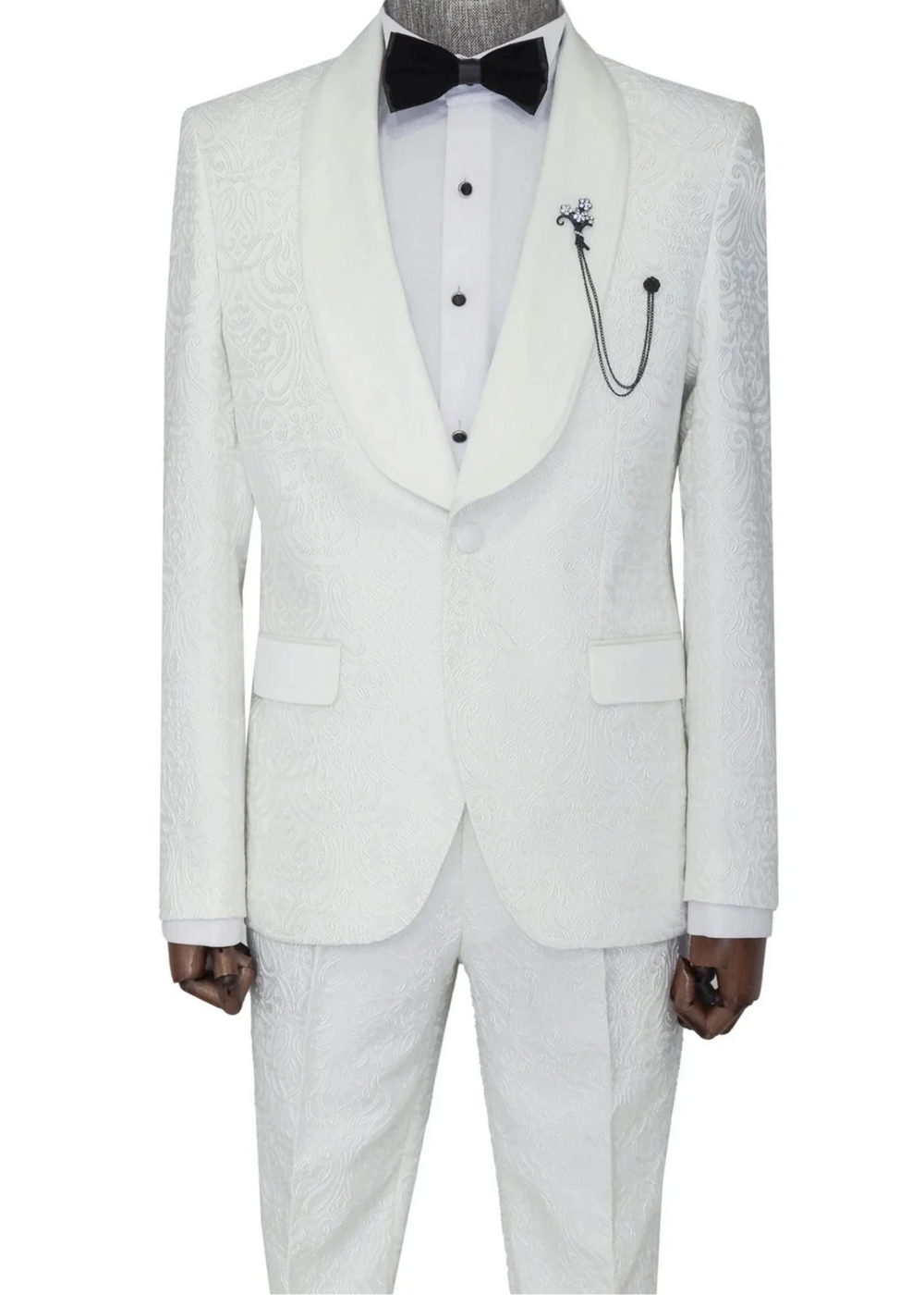 Wessi TKD-1001-BYZ White Suit