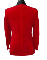 Needle & Stitch Formal Red Velvet Blazer
