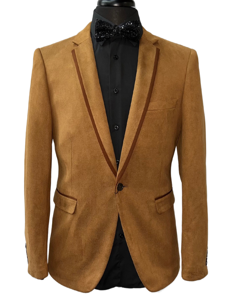 Cielo Beautiful Tan Suede Blazer