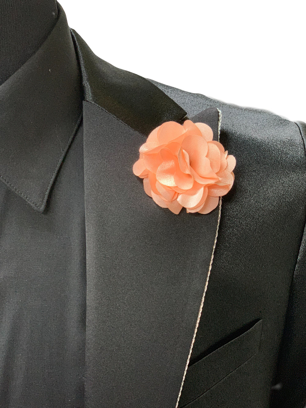 Peach Flower Lapel Pin