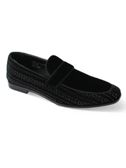 After Midnight Black Velvet Formal Loafer