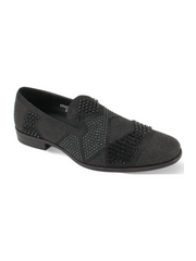 After Midnight Black Velvet Formal Loafer