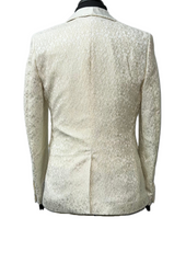 Giovanni Testi Satin Floral Pattern 3-Piece Suit