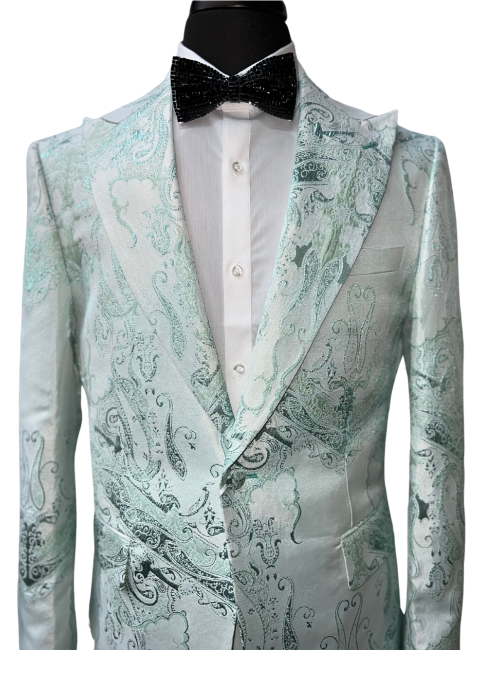 Biarelli Mint Flora Print Suit