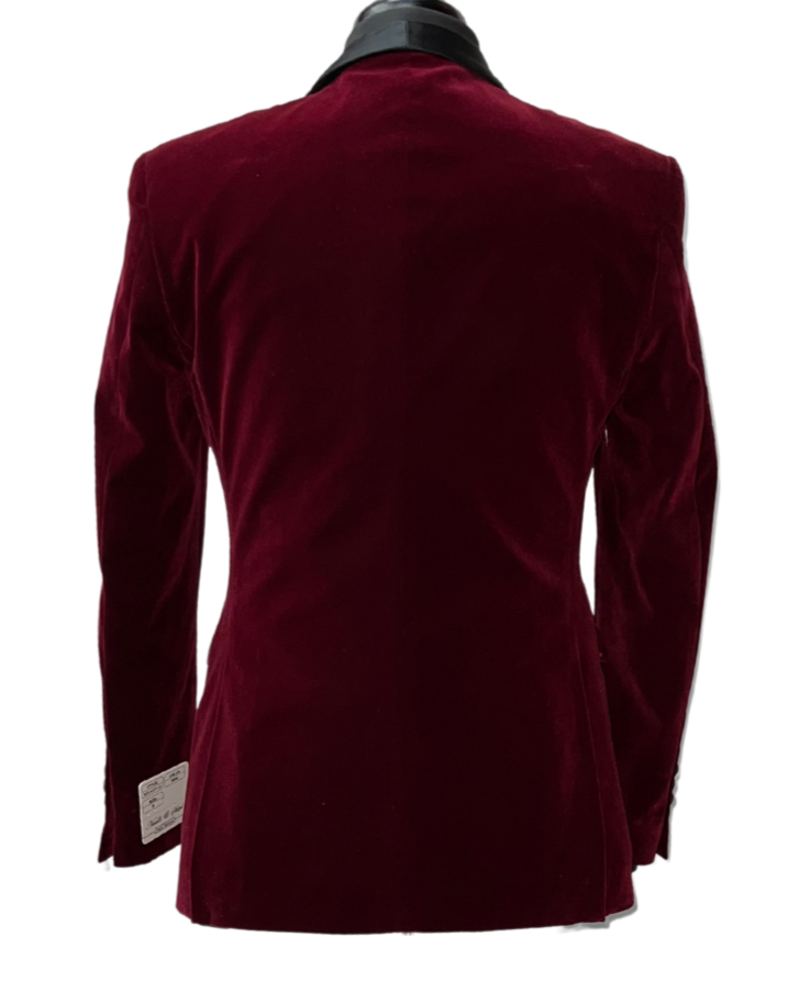 Needle & Stitch Formal Wine Velvet Blazer