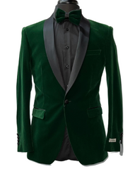 Needle & Stitch Formal Green Velvet Blazer