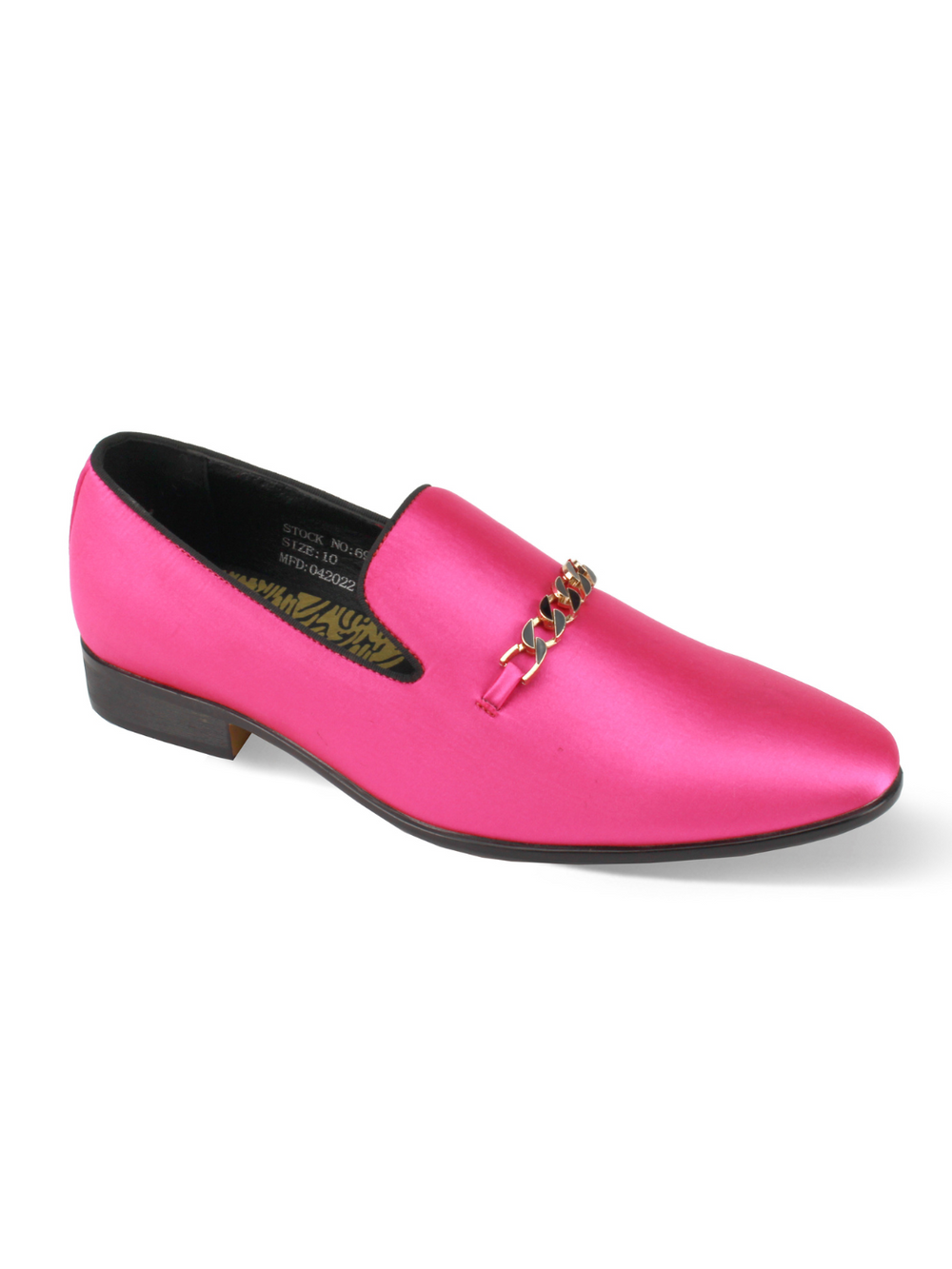 After Midnight Fushia Satin Loafer