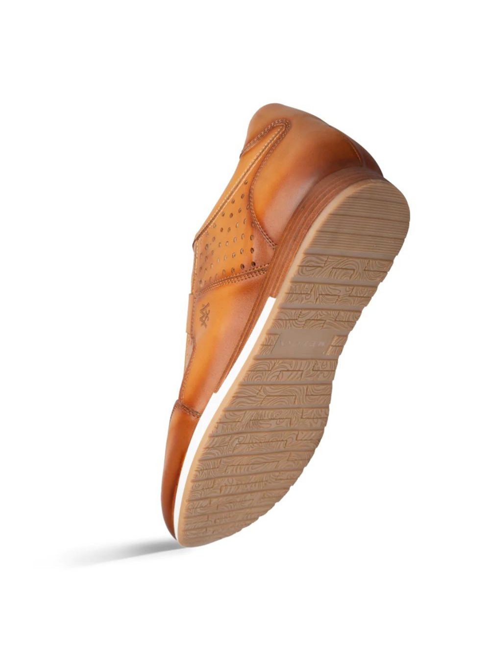 Mezlan Laceless Patina Dress Slip On Sneaker