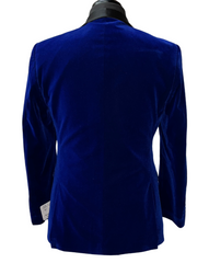 Needle & Stitch Formal Royal Blue Velvet Blazer