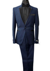 Giovanni Testi Navy & Black Suit