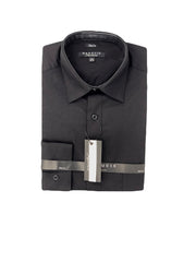 Black Slim Fit Dress Shirt