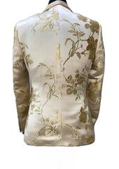 Biarelli Floral Silk Suit