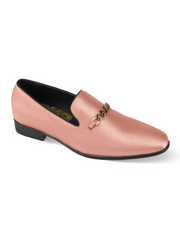 After Midnight Salmon Satin Loafer 