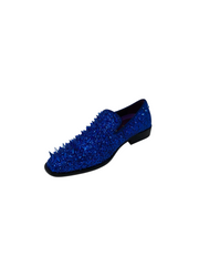 After Midnight Cobalt Blue Glitter Embellished Loafer