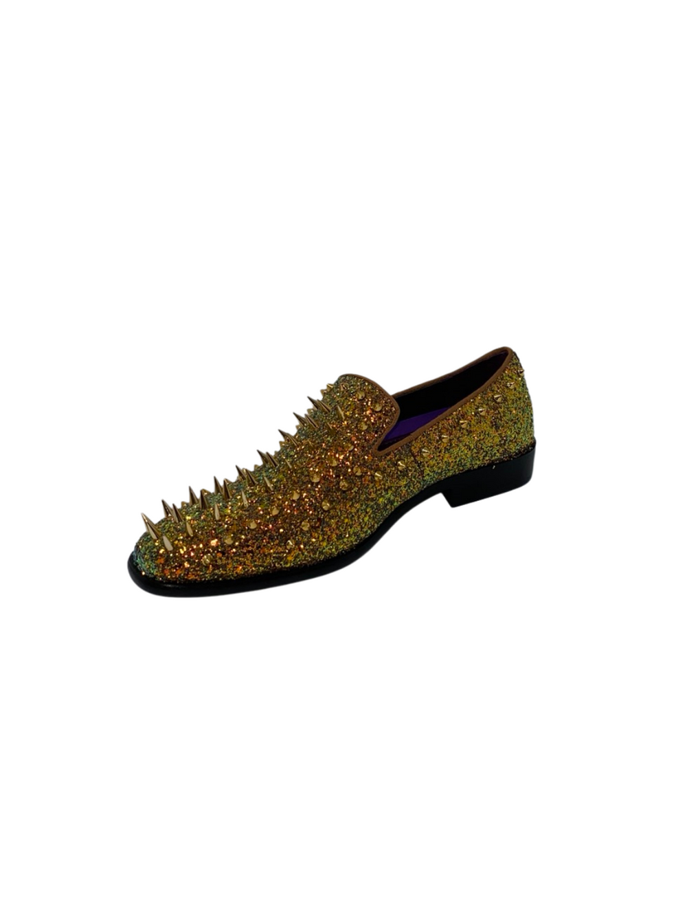 After Midnight Copper Glitter Embellished Loafer