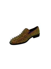 After Midnight Copper Glitter Embellished Loafer
