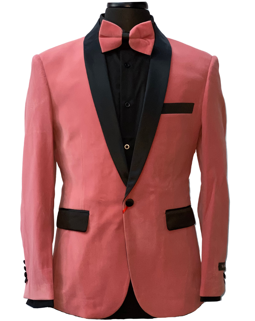Tazzio Mauve Velvet Blazer