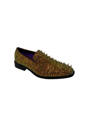 After Midnight Copper Glitter Embellished Loafer