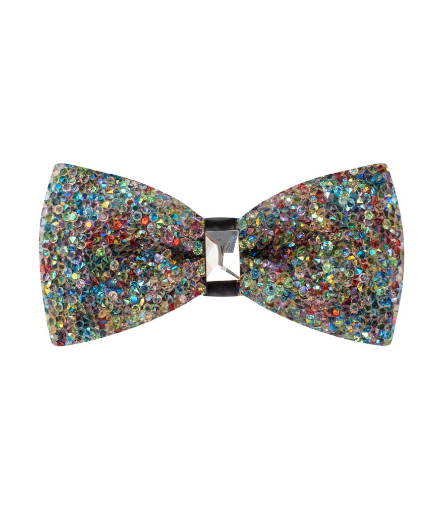 Pastel Multi Studded Bow Tie