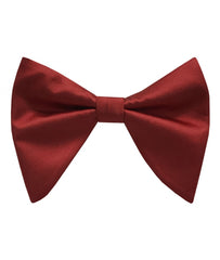 Red Satin Long Bow-Tie & Pocket Square