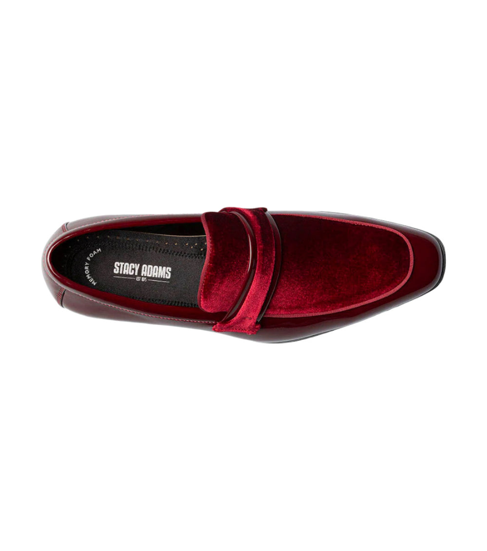 Stacy Adams Spratley Burgundy Loafer