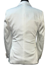 Biarelli BLX-5020 Off-White Satin Suit