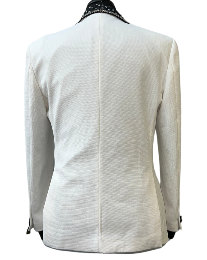 Barabas 2EBL7-W Black & White Blazer
