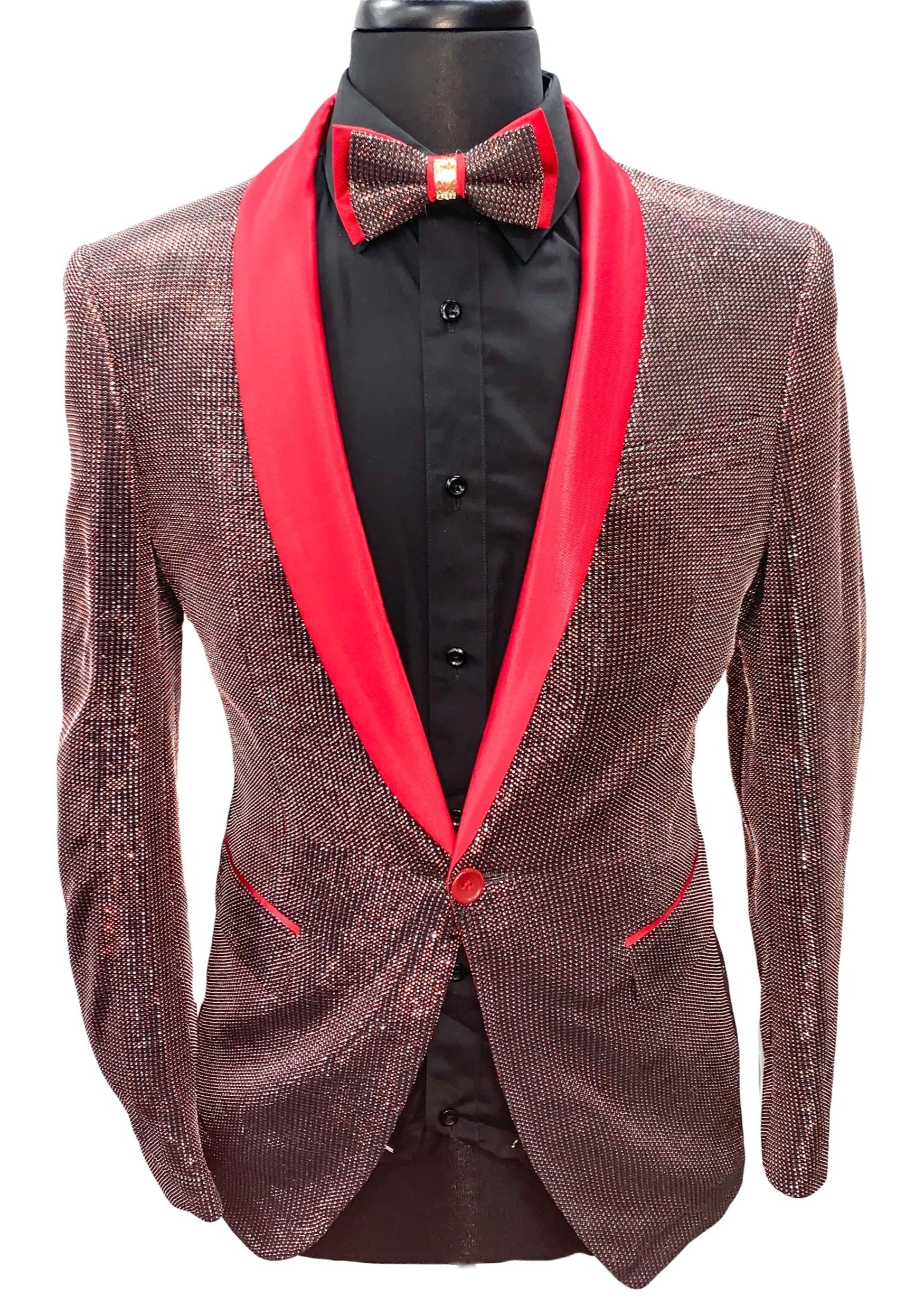 Cielo Red Formal Suit