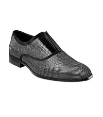 Stacy Adams Starleigh Black & Silver Loafer