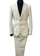 Biarelli BLX-5017 Cream Rhinestone Suit