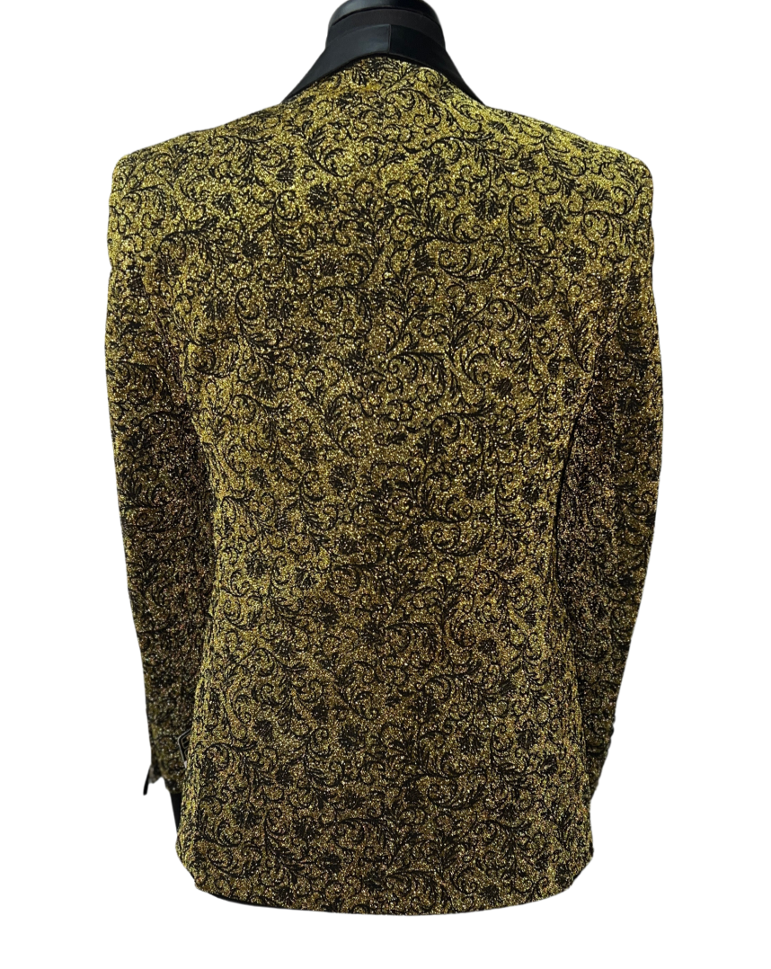 Needle & Stich Black & Gold Glitter Formal Blazer