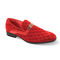 After Midnight 7045 Red & Gold Loafer