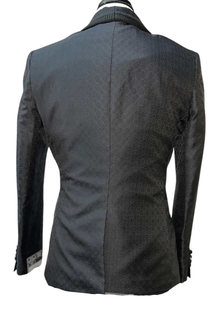 Giovanni Testi Circle pattern tone on tone 3-Piece Suit