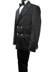 Biarelli BLX-5020 Black Satin Suit