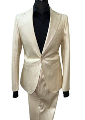 Giovanni Testi GT1P-LTD-I Beige Leather Suit