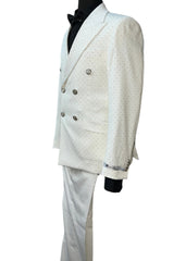 Giovanni Testi White Rhinestone GT6DB-9192-W Suit