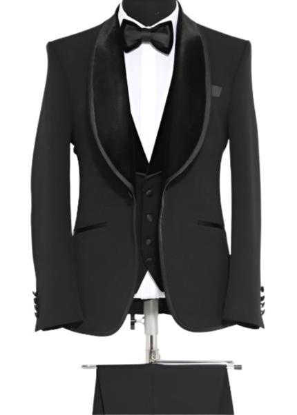 Wessi C719-001-B Black Suit